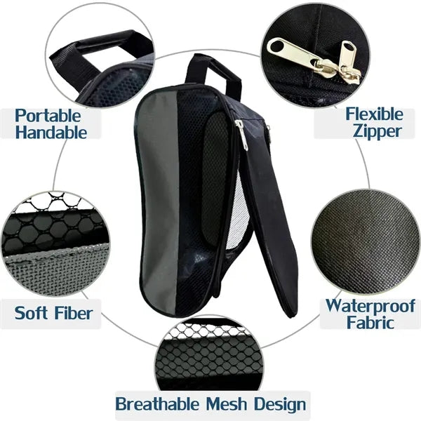 Portable Ventilated Lightweight Foldable Golf Shoes Bag