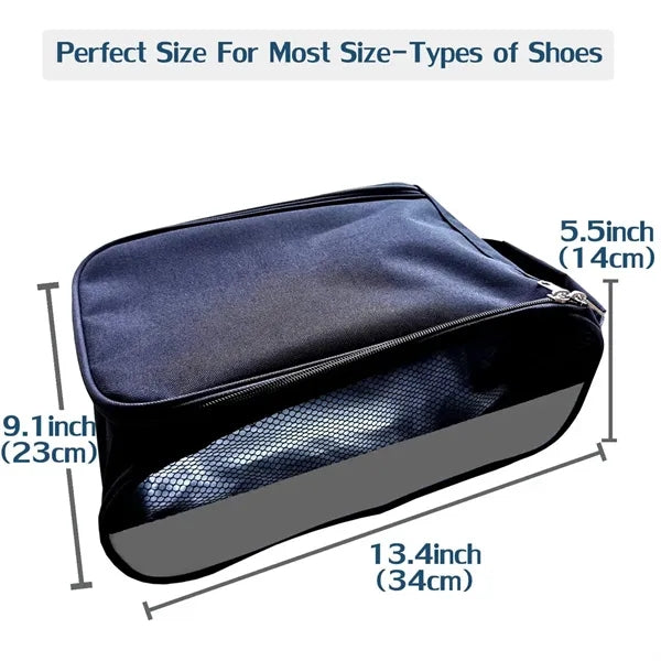 Portable Ventilated Lightweight Foldable Golf Shoes Bag