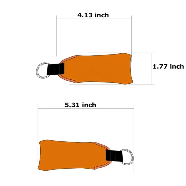 Neoprene Floating Keychain Boat Keyring