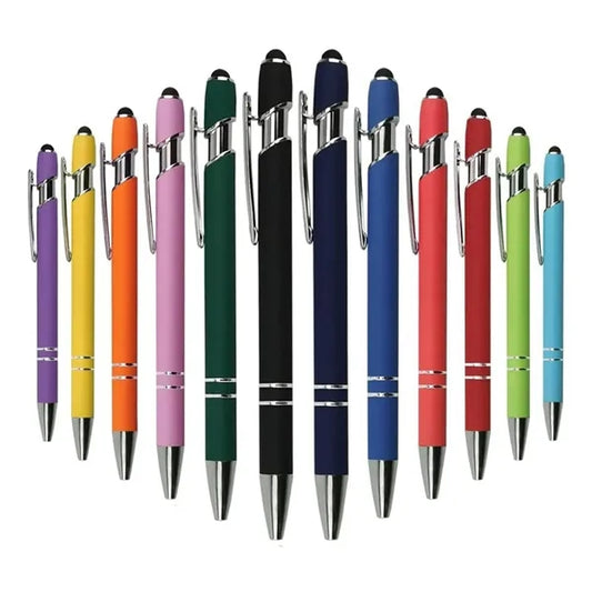 Soft Touch Stylus Metal ballpoint Pen