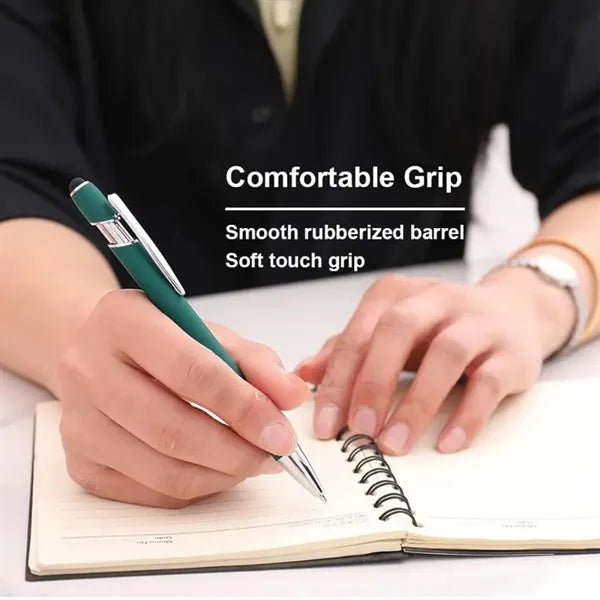 Soft Touch Stylus Metal ballpoint Pen