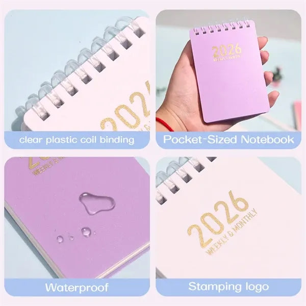 2026 Portable Pocket A7 Calednar Notebook
