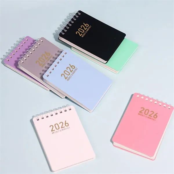 2026 Portable Pocket A7 Calednar Notebook