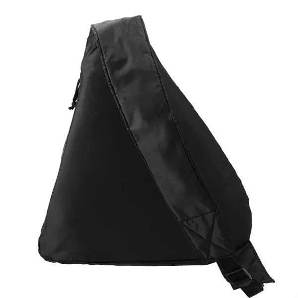 Polyester Sling Bag With A Front Zipper Pocket