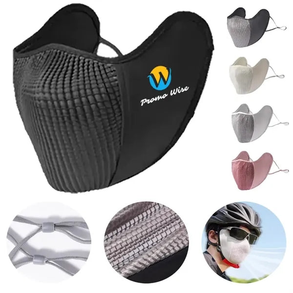 3D Breathable Protection Sun Mask with Anti-Fog Nose Vents