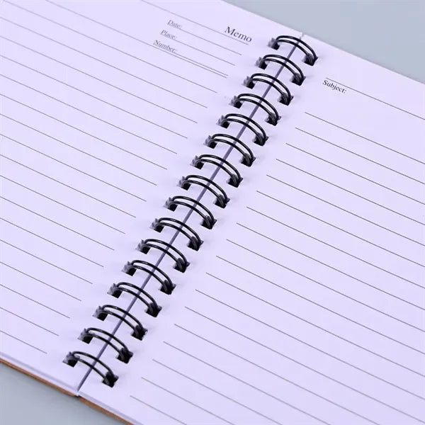 Spiral Notebook With Pen And Page Markers