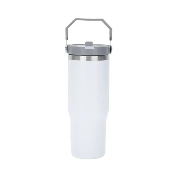30oz Insulated Stainless Steel Travel Tumbler with Handle