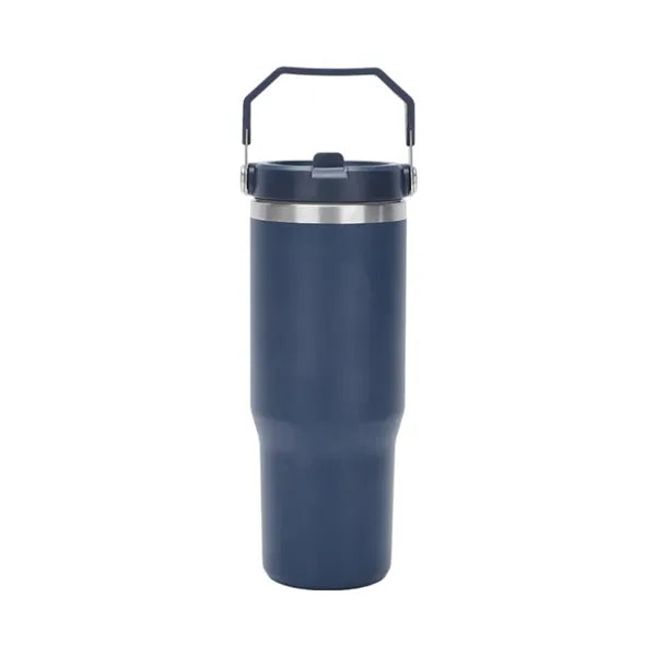 30oz Insulated Stainless Steel Travel Tumbler with Handle