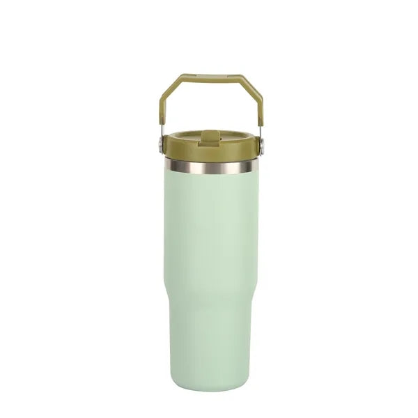 30oz Insulated Stainless Steel Travel Tumbler with Handle
