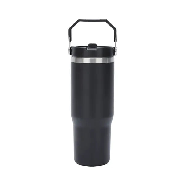 30oz Insulated Stainless Steel Travel Tumbler with Handle