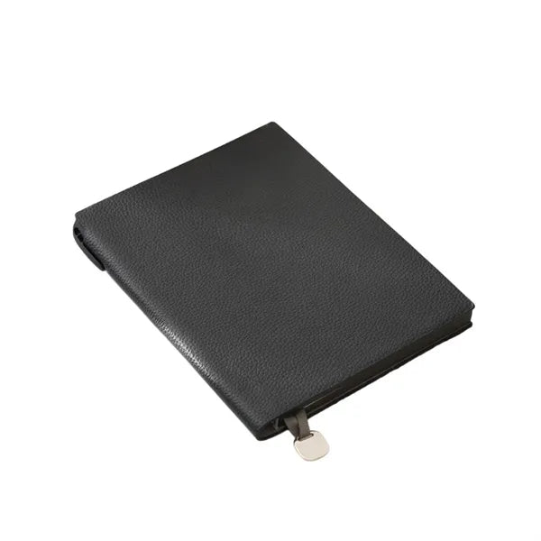 A5 PU Leather Thick Paper Lay-Flat Bookmark Lychee Notebook