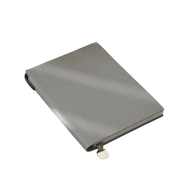 A5 PU Leather Thick Paper Lay-Flat Bookmark Lychee Notebook