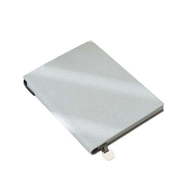 A5 PU Leather Thick Paper Lay-Flat Bookmark Lychee Notebook