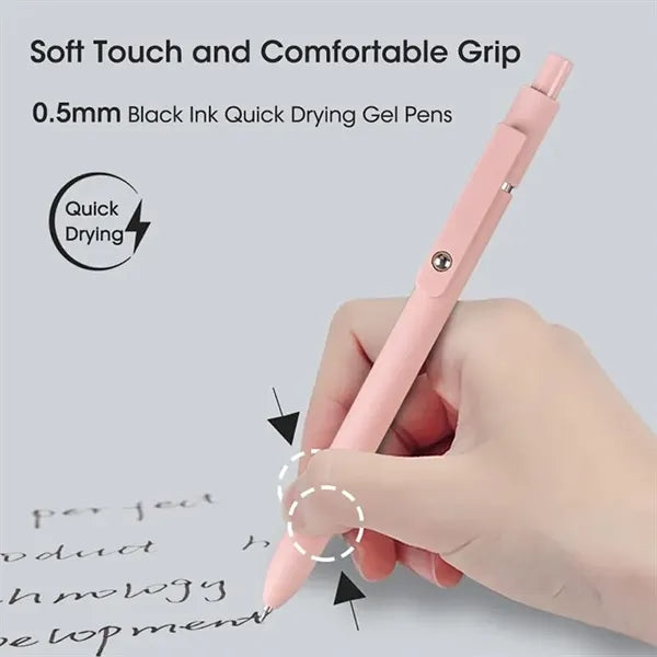 0.5mm Quick Dry Fine Point Gel Pens Black Ink