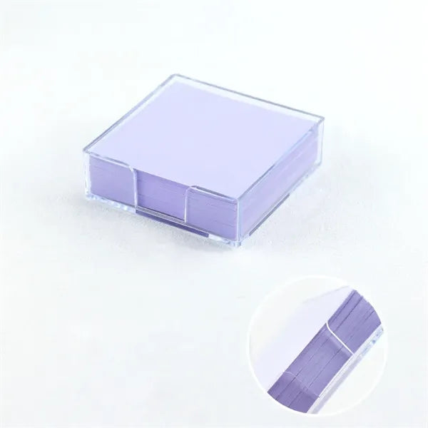 Transparent Fashion Inviscid Note Paper Storage Box