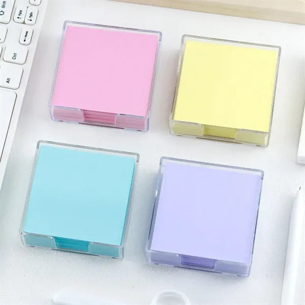 Transparent Fashion Inviscid Note Paper Storage Box