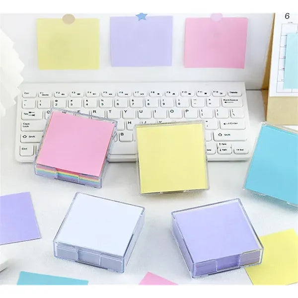 Transparent Fashion Inviscid Note Paper Storage Box