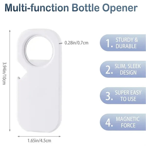 3-in-1 Magnetic Bottle Opener for Refrigerator