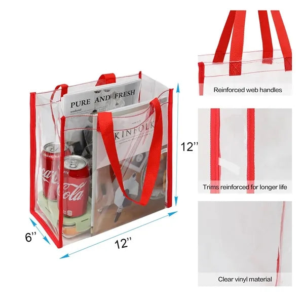 Clear Stadium Tote Bag