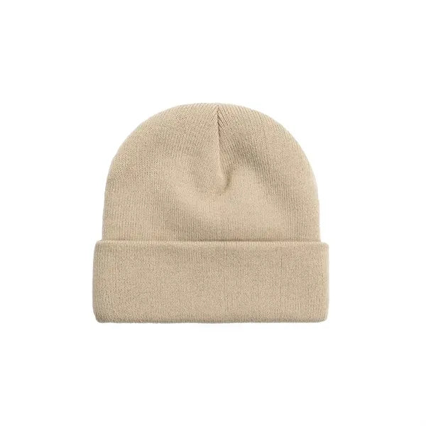 Printed Unisex Knitted Cuff Beanie