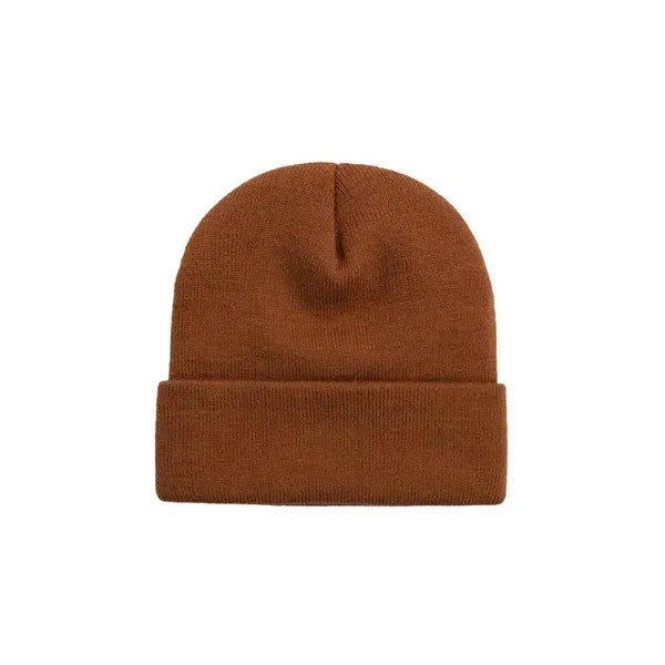 Printed Unisex Knitted Cuff Beanie