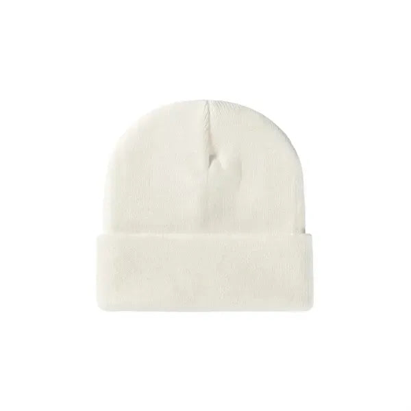 Printed Unisex Knitted Cuff Beanie