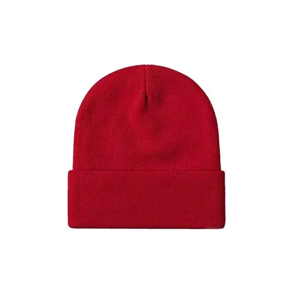 Printed Unisex Knitted Cuff Beanie