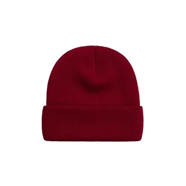 Printed Unisex Knitted Cuff Beanie