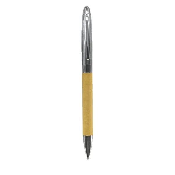 Quick-Dry Smooth Writing PU Leather Stainless Steel Pen