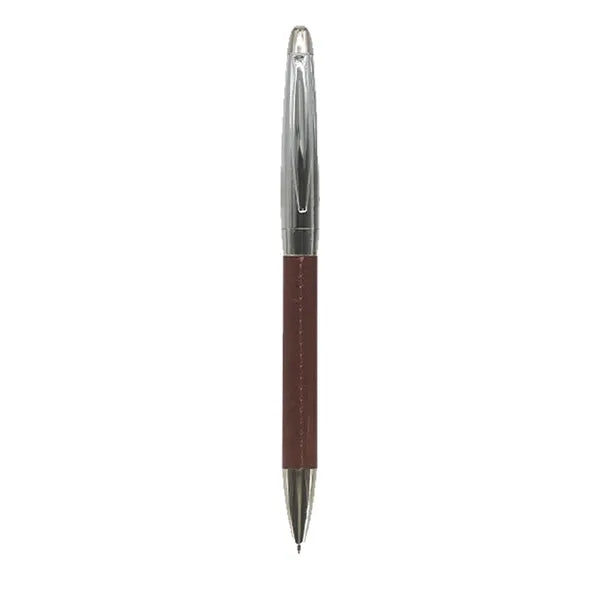 Quick-Dry Smooth Writing PU Leather Stainless Steel Pen