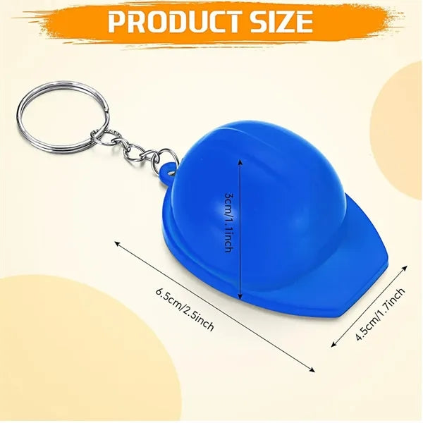 Safety Helmet Bottle Opener Keychain