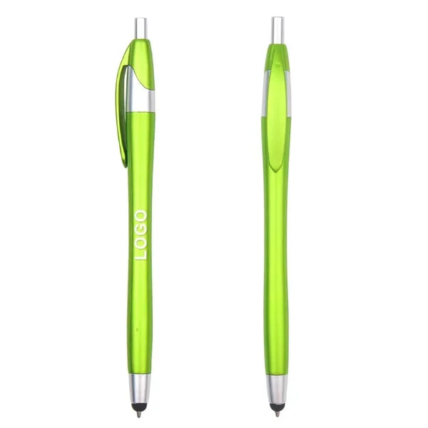 2-in-1 Retractable Screen-Safe Tip Stylus Ballpoint Pen