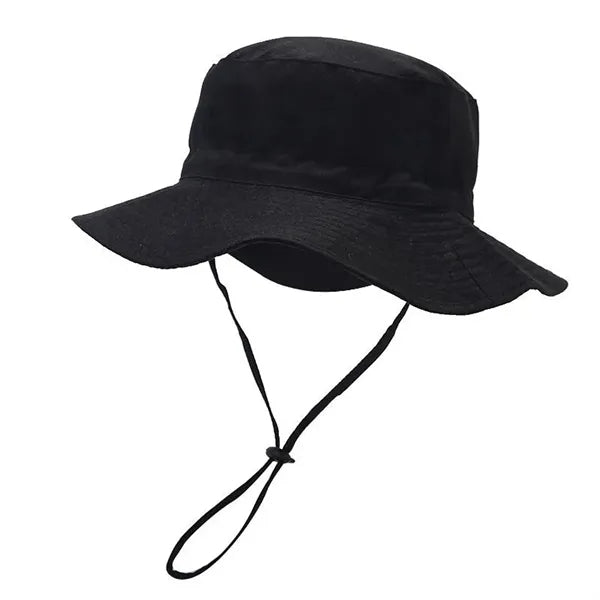 Foldable Kids' Breathable Sun Hat with Adjustable Chin Strap