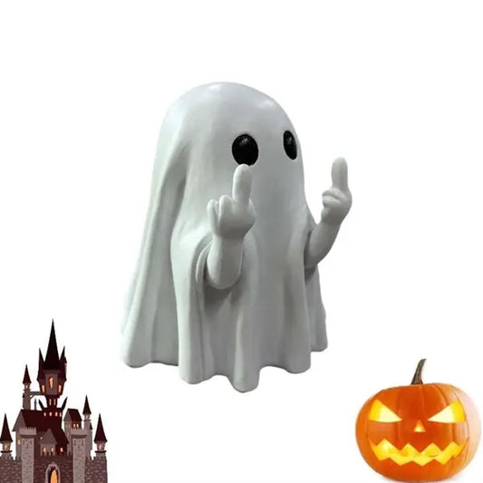Middle finger Cute Halloween Ghost