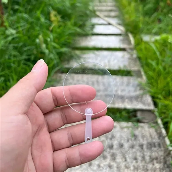 Mini Blank Transparent Fan