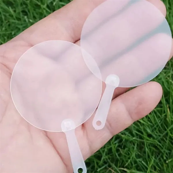 Mini Blank Transparent Fan