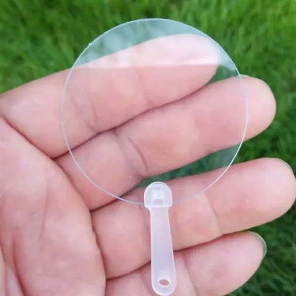 Mini Blank Transparent Fan