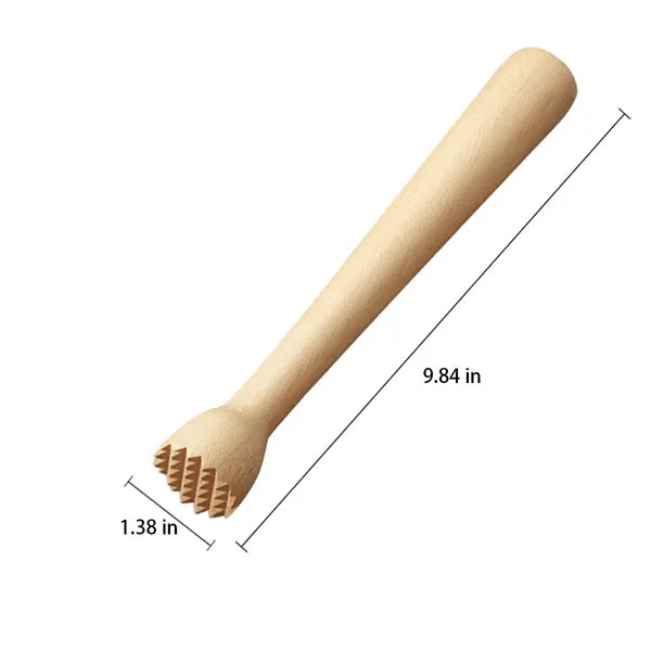 Versatile Eco-Friendly Natural Beech Wood Juice Hammer