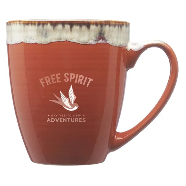 17 oz. Water Color Drip Ceramic Personalized Mug
