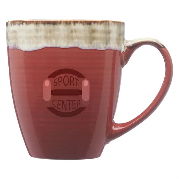 17 oz. Water Color Drip Ceramic Personalized Mug