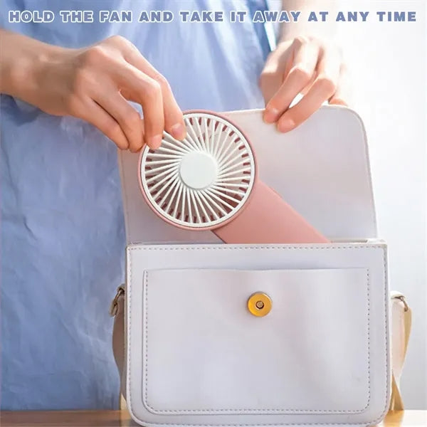 Lightweight Quiet Rechargeable Powerful Cooling Handheld Fan
