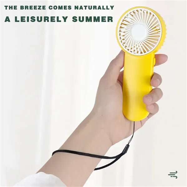 Lightweight Quiet Rechargeable Powerful Cooling Handheld Fan