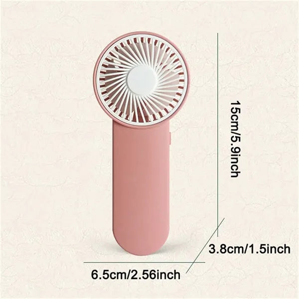 Lightweight Quiet Rechargeable Powerful Cooling Handheld Fan