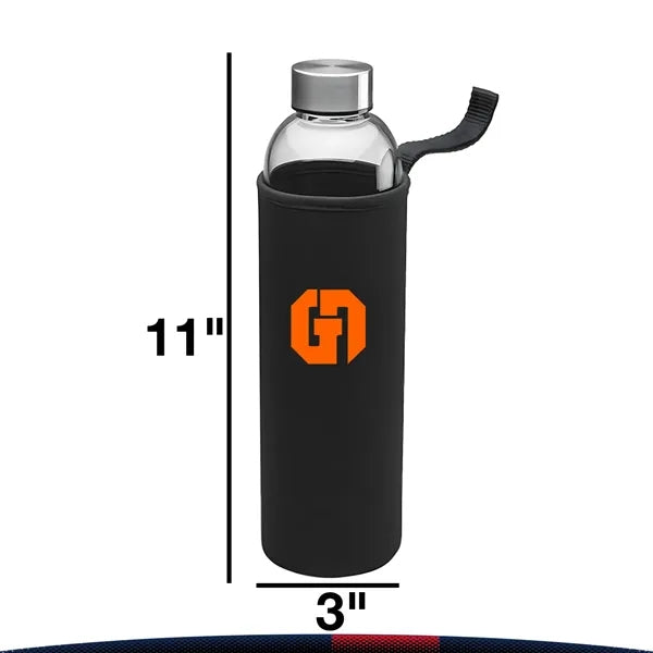 Alewa Glass Water Bottle - 34 OZ.