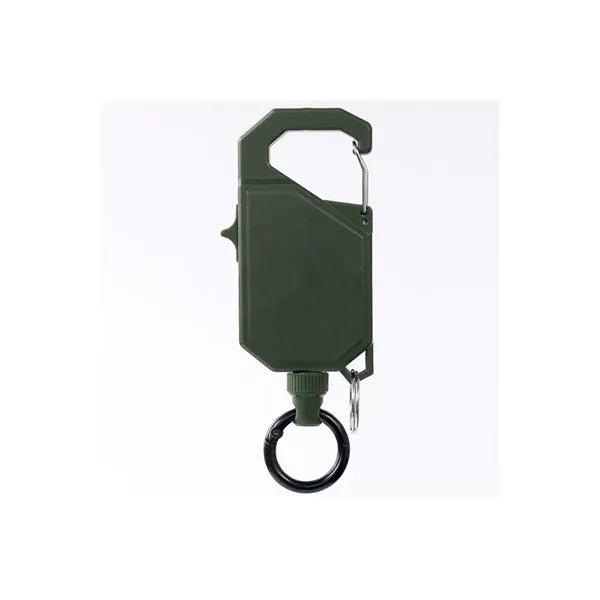 Retractable Carabiner Keychain with 1M Tangle-Free Cord