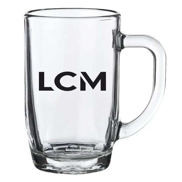 14oz Sturdy Belgian Dimpled Glass Beer Mug