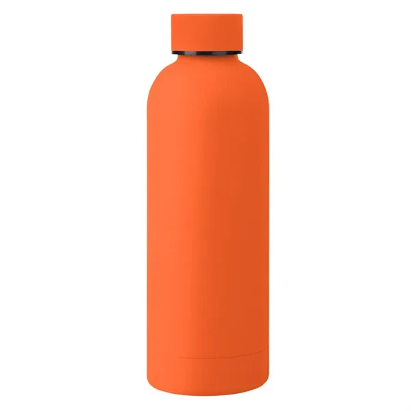 17oz Rubberized Stainless Steel Water Bottles