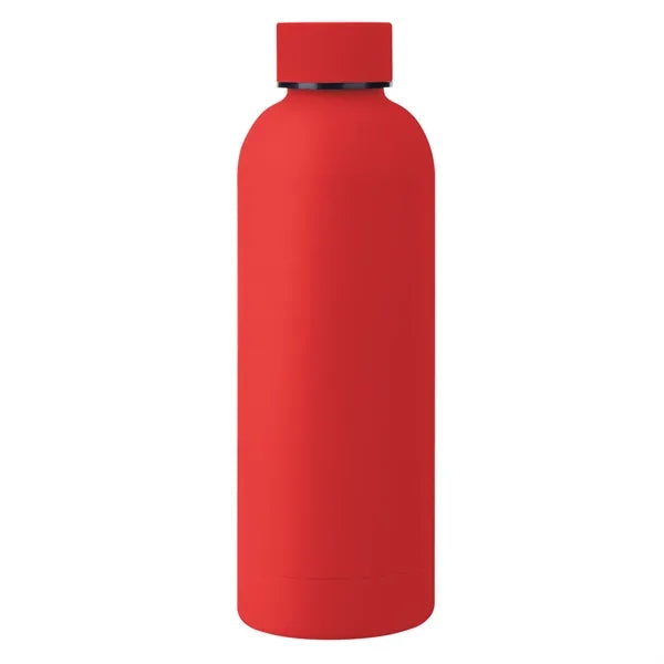 17oz Rubberized Stainless Steel Water Bottles