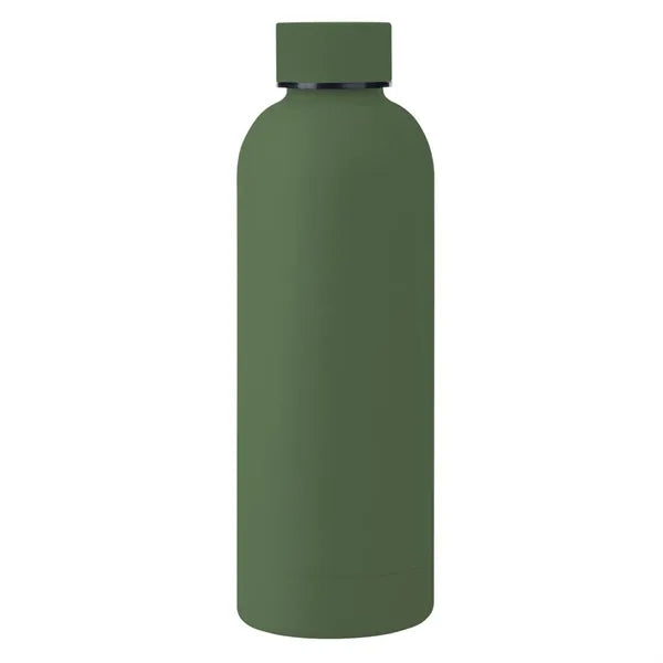 17oz Rubberized Stainless Steel Water Bottles