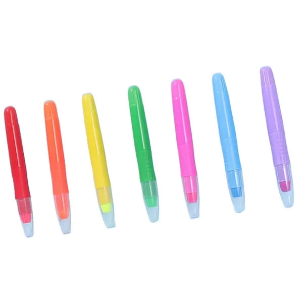 7-Color Luminous Body Paint Crayon Set